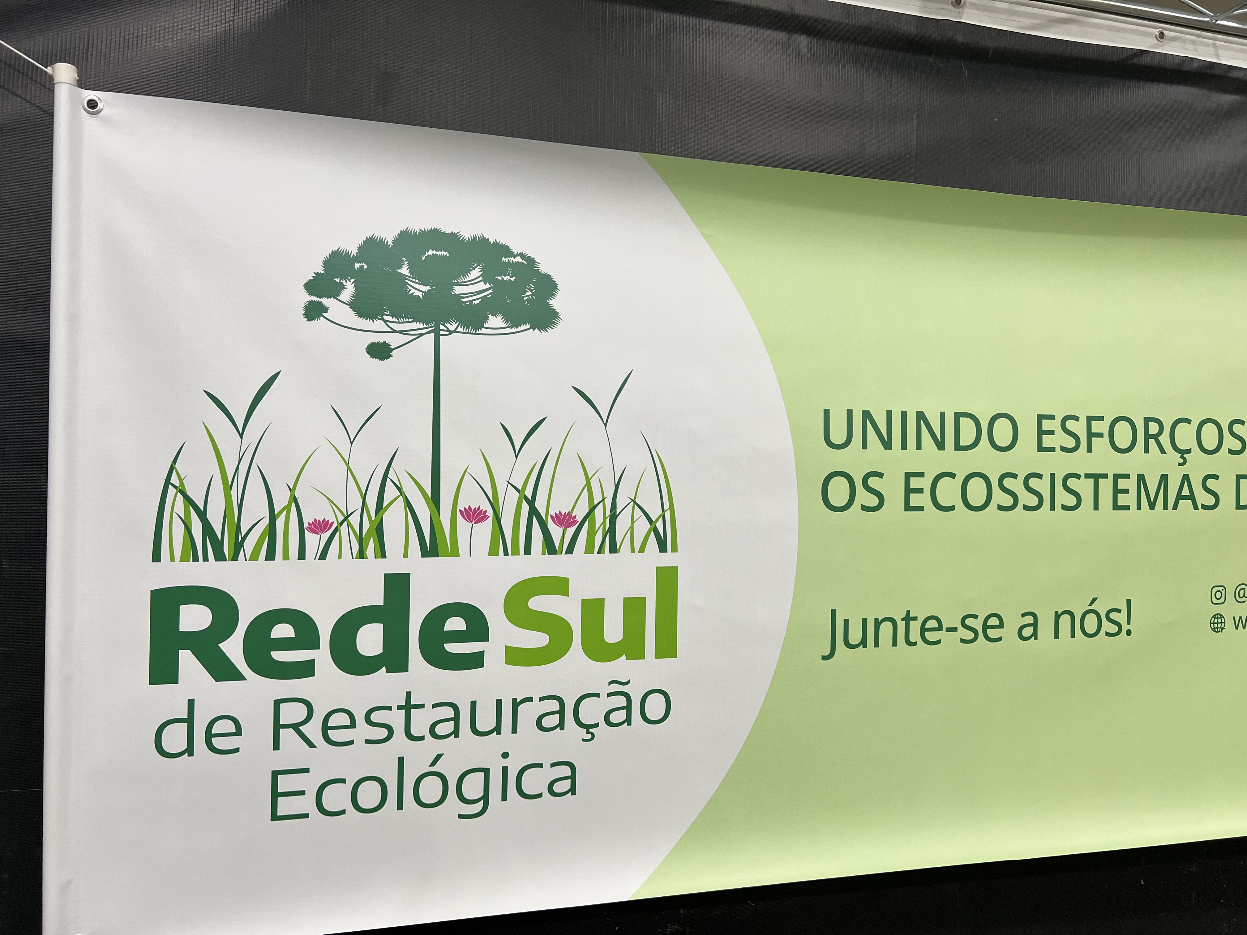 Banner do 1º Encontro da Rede Sul de Restauração Ecológica