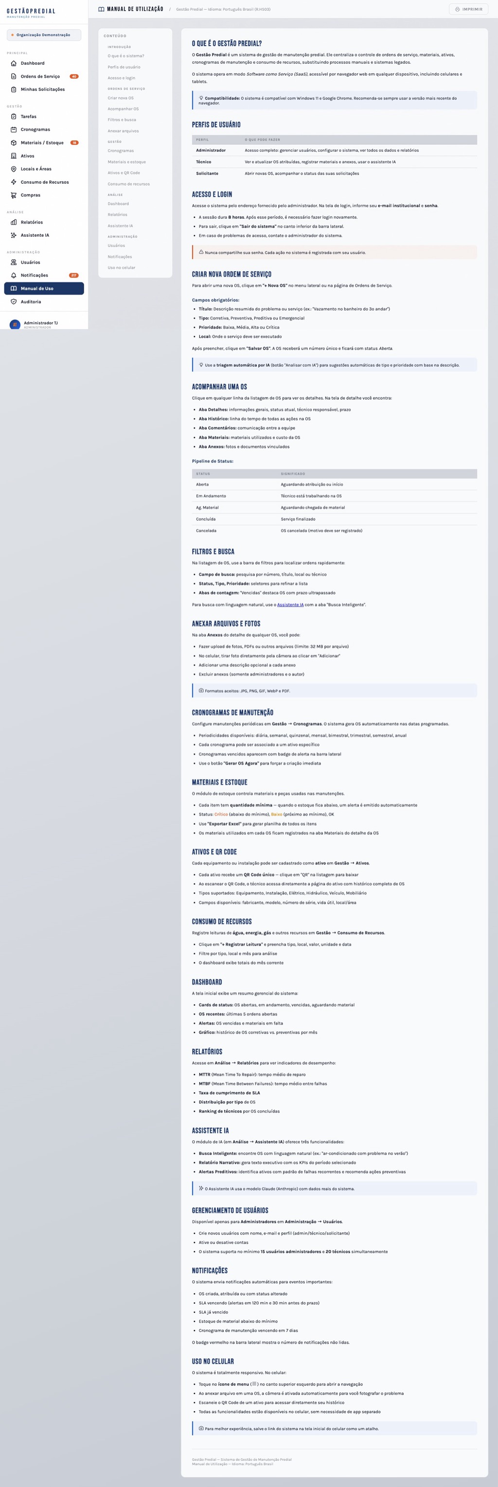 Manual de uso integrado